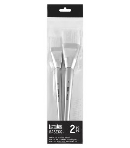 Zestaw pędzli syntetycznych Liquitex Basics X–Tra Big, 2 sztuki